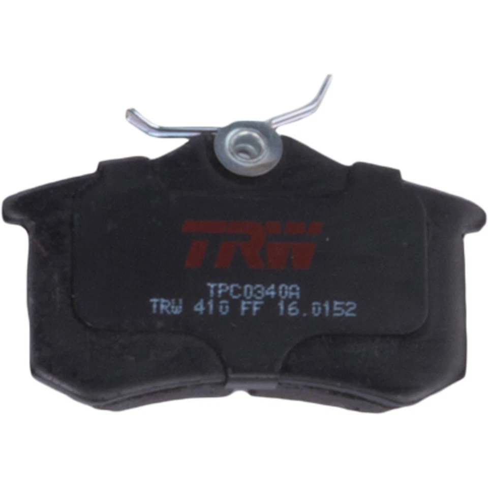 KIT TRW-TRW101221-3730 Juego de 2 ruedas discos de freno y kits de pastillas traseras para VW Beetle TT Foto 4 de 4