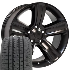 Oe Wheels Dg65 20x9 Black Rims Bridgestone Tires Set 5x139.7 19et