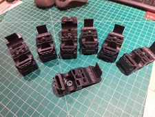 (Qty:7) Hellermann Tyton 151-03538 Bolt Mount Ratchet Clamp .50-.77 Bundle NEW