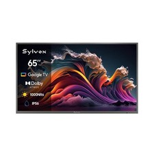 Sylvox 65in Outdoor Smart Google TV Waterproof Dolby 1000nits Deck Pro 3.0 QLED