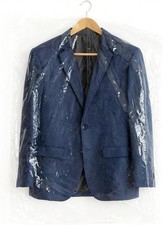 40 Pack Clear Plastic Garment Bags, 35.5" x 23.5", Clothes Covers for Hanging, D