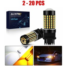 Auxito 2-20x Led 3157 Switchback Turn Drl Signal Parking Light Whiteamber Bulbs Auxito 2-20x Led 3157 Switchback Turn Drl Signal Parking Light Whiteamber Bulbs