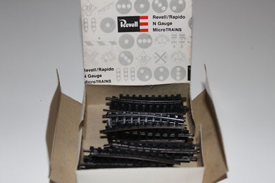 N Scale Arnold Rapido / Revell Lot of 20 Pieces 8'' Rad Curved 15 Deg Track