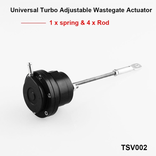 Universal Adjustable Car Turbo Wastegate Actuator Kit Internal Rod Alloy Black - Picture 4 of 6