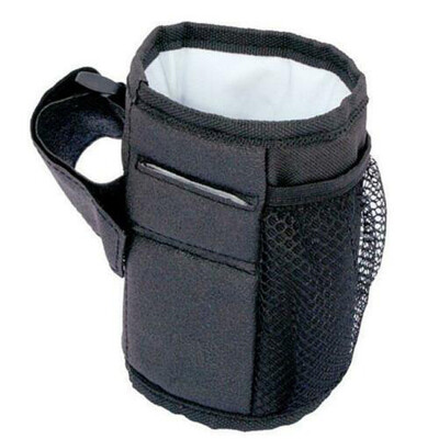 US 1pcs Universal Stroller Walker Keep Warm Mesh Pocket Bike Cup Bottle Holder
