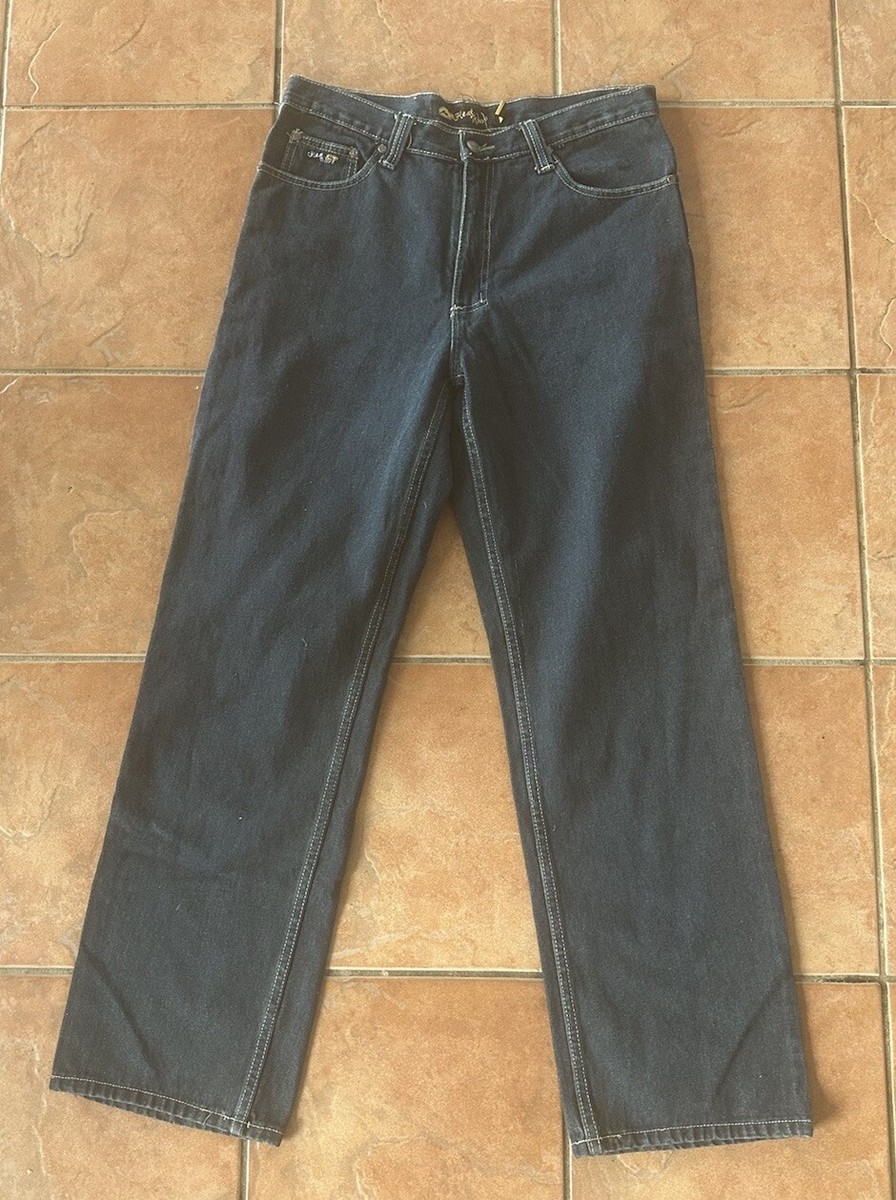 Heat Wave Baggy Y2K Denim Straight Mens Jeans 32x32 | eBay