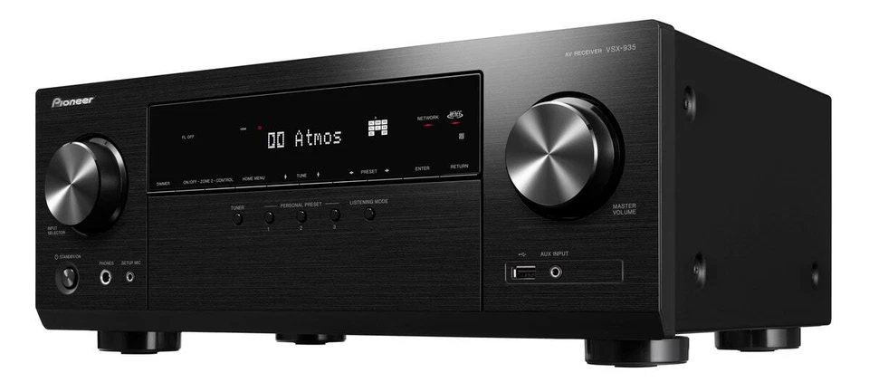 Pioneer VSX-935M2 7.2 AV Receiver 8K WiFi BT Atmos Sonos zertif. AirPlay schwarz - Bild 3 von 4