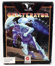 Obliterator (PC, 1989) Big Box IBM 5.25 disks