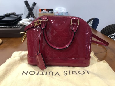 louis vuitton alma patent leather