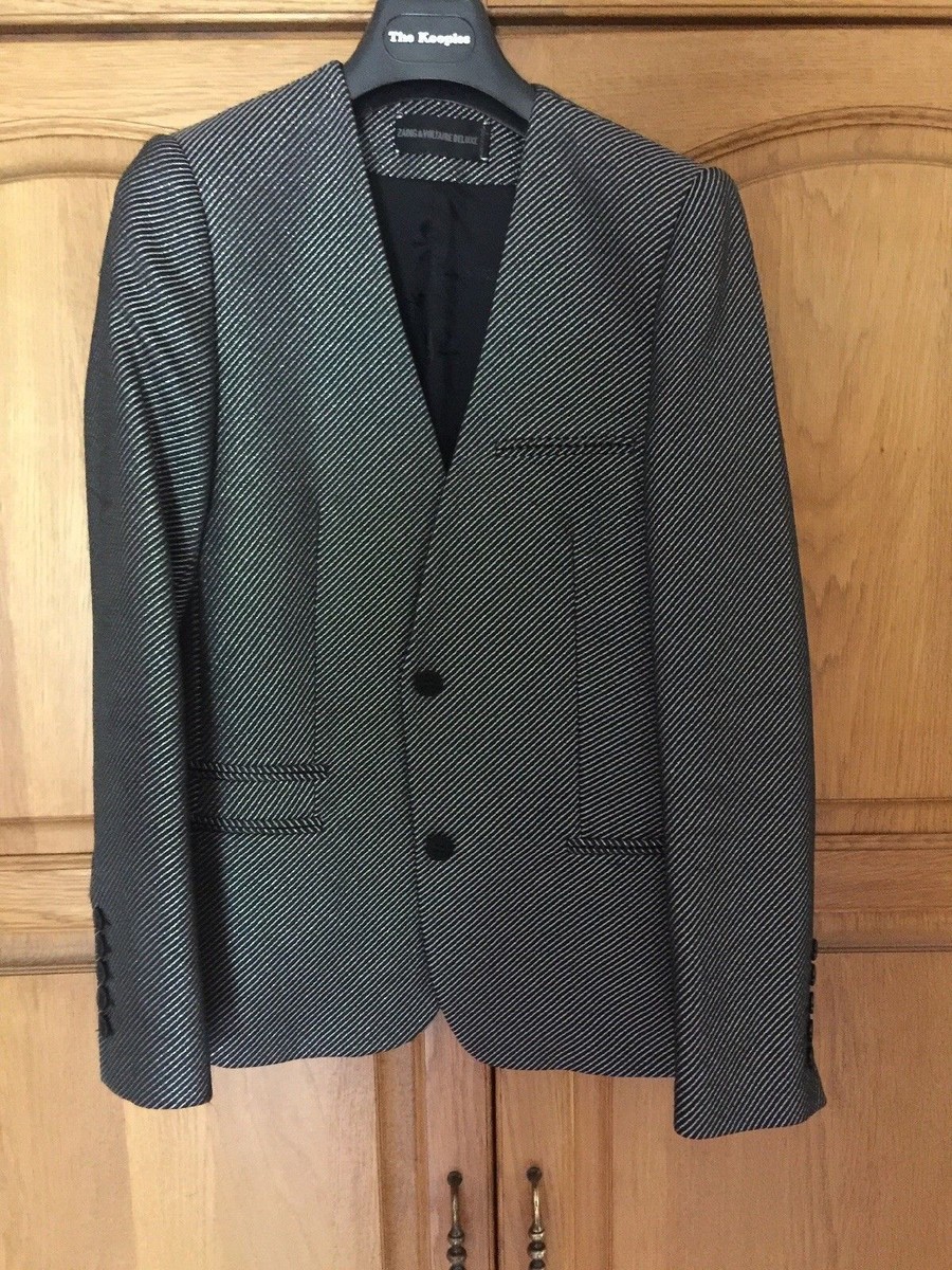 Veste Blazer Zadig & Voltaire Taille 38 - Gris - En Viscose - Occasion En Parfait état