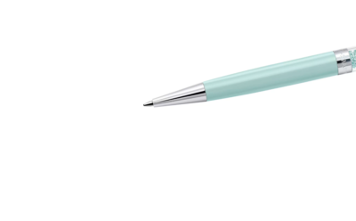 Swarovski Crystalline Ballpoint Pen Green Lacquered Chrome Plated