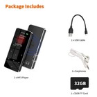 MP4/MP3 Player Support 128GB Bluetooth Lossless Music FM Radio Recorder Sport US
