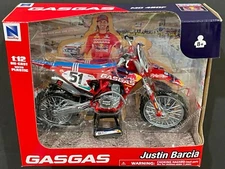 NewRay Red Bull GasGas MC 450F Justin Barcia #51 Dirt Bike 1:12