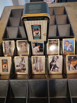 Mickey Mantle 1995 Upper Deck Metallic Impressions Tin set (10