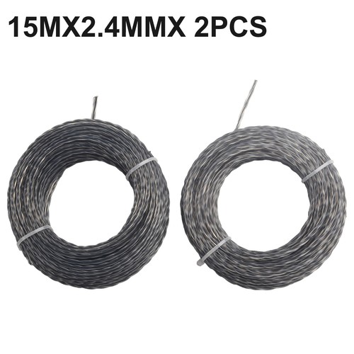 2 Sets Core-reinforced Grass Trimmer Line 2.0 - 3.0 mm x 15m (30m) Line Spool - Picture 23 of 58