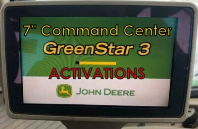 AutoTrac or Swath Pro Activation for John Deere GS3 Command Center 7'' Displays