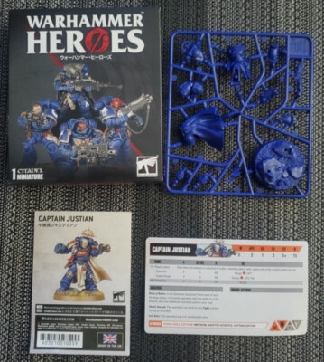 Captain Justian Space Marines Heroes Series 4 Warhammer 40K Kill Team Astartes