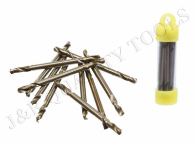 VCT 10PC 1/8'' Double Ended Drill Bit Set | Cobalt M35