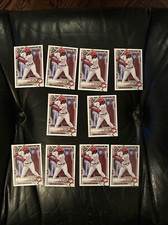10x 2021 JAY ALLEN 1st Bowman Draft Paper Base Cincinnati Reds Prospect Lot