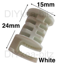 4 IKEA 130620 CAM Lock BESTA LACK Dimension D15mm H24mm White