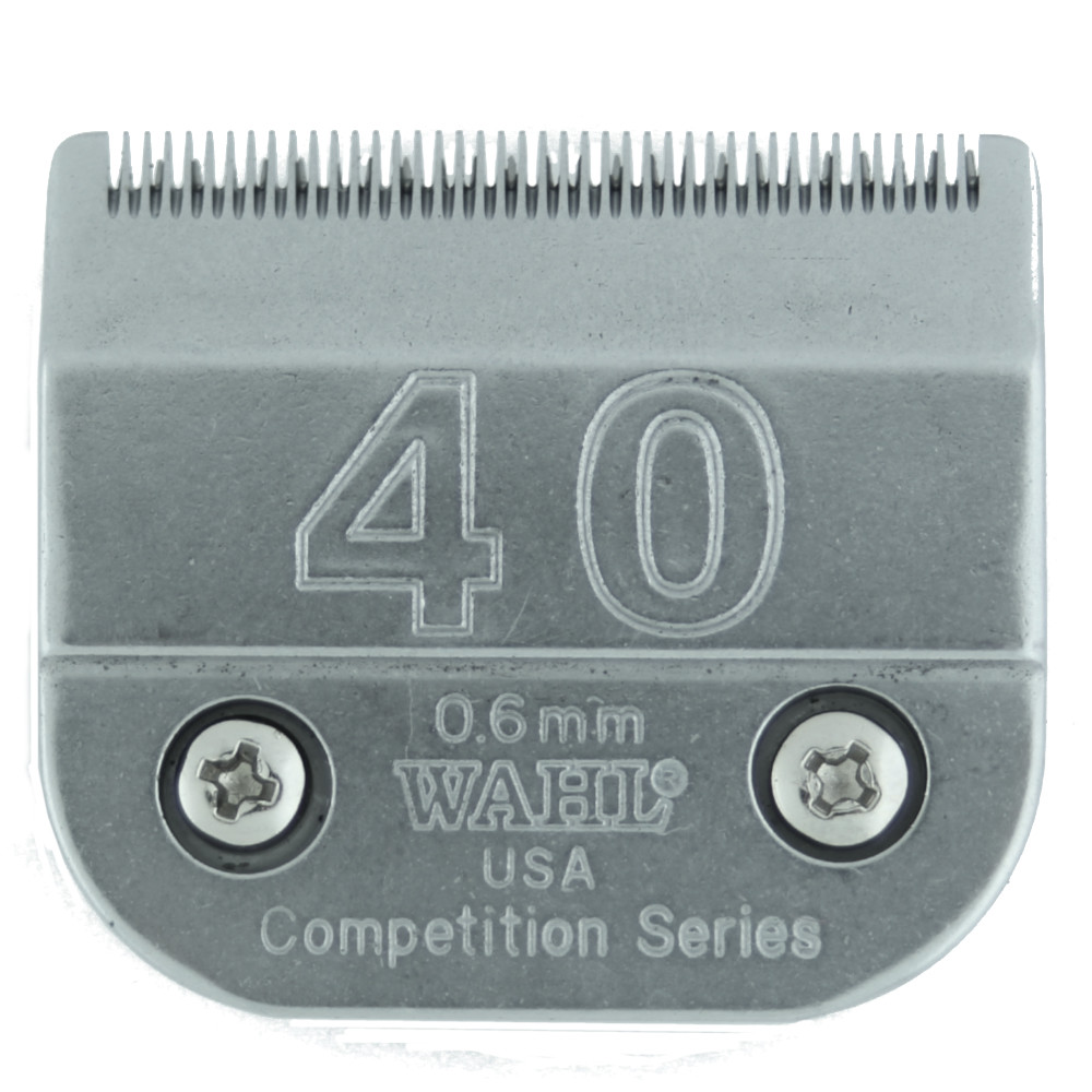 Wahl Competition Blade # 40 - Leaves 0.6mm Fits - Andis, Oster, A5
