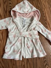Carter  s  Just One You  Lamb Hooded Terry Robe. Size 0-9 Months