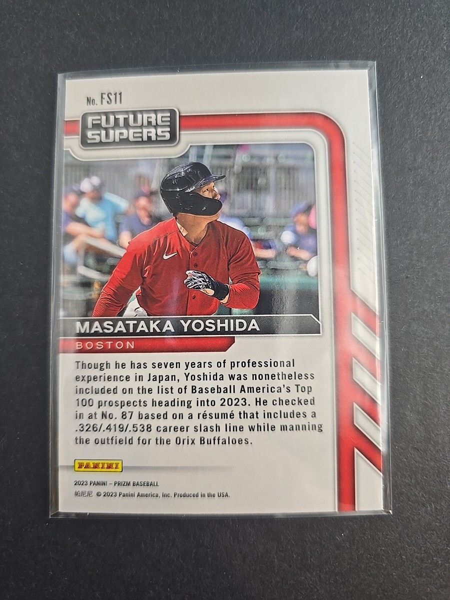 2023 Panini Prizm Future Supers Masataka Yoshida RC #FS11