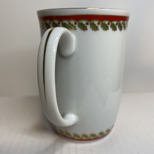 Vintage Otagiri ceramic Cups Mugs Christmas Tree MaryAnn Baker Coffee Tea 8 Ozs - Picture 13 of 15