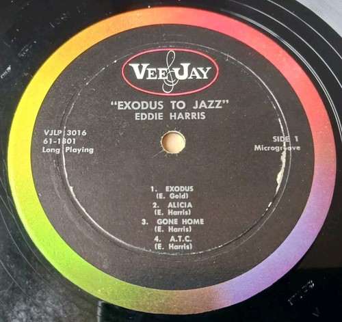 Eddie Harris - Exodus To Jazz Vinyl LP - 1961 Vee Jay - Mono - Picture 8 of 13