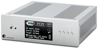 Pro-Ject DAC Box RS2, Luxus-DAC, Silber, Silver, Neu, New, OVP, Versiegelt