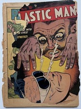 Plastic Man 35 1952 Quality Comics Jack Cole cover and art Horror cover