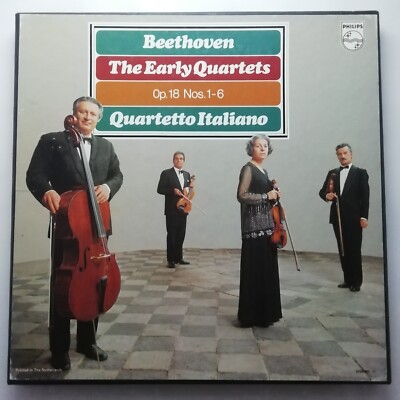 Philips 3 LP Box 6703 081: Beethoven - Die frühen Quartette / Quartetto Italiano