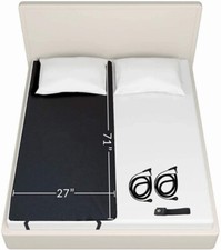 Therapy EMF Grounding Mats Conductive Carbon Leatherette Pad for Better Sleep