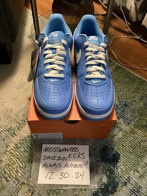 靴 Nike Air Force 1 Low '07 University Blue DS 2022 Nike Air Force 1 Low 07 Color of the Month University Blue