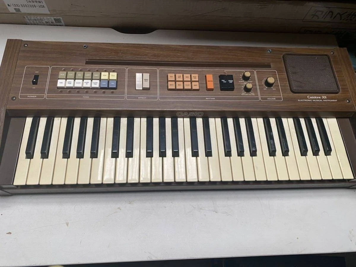 Vintage Retro Keyboard Casio Casiotone 301 Analog JUNK | eBay