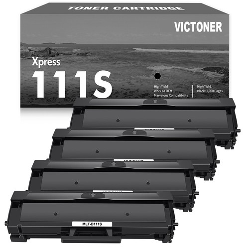 Lote Tóner Negro MLT-D111S Compatible para Samsung Xpress M2020 M2022W M2070FW - Imagen 10 de 10