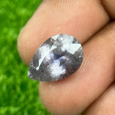 8.56 Cts CERTIFIED!!| natural loose|Color change Saphire | Green-Violet | Pear
