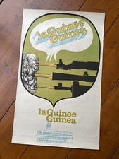 Original Cuban Political OSPAAAL Poster La Guinee Guinea