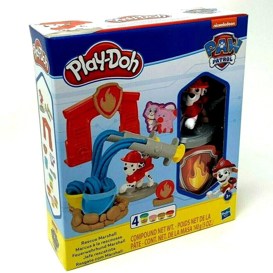 Play Doh Paw Patrol Rescue Marshall Toy Figure Toolset with 4