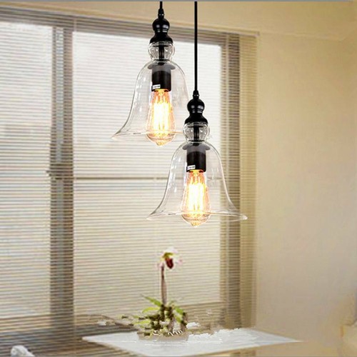 Glass Dining Room Pendant Lighting Kitchen Ceiling Light Bar Chandelier Lights - Picture 10 of 11