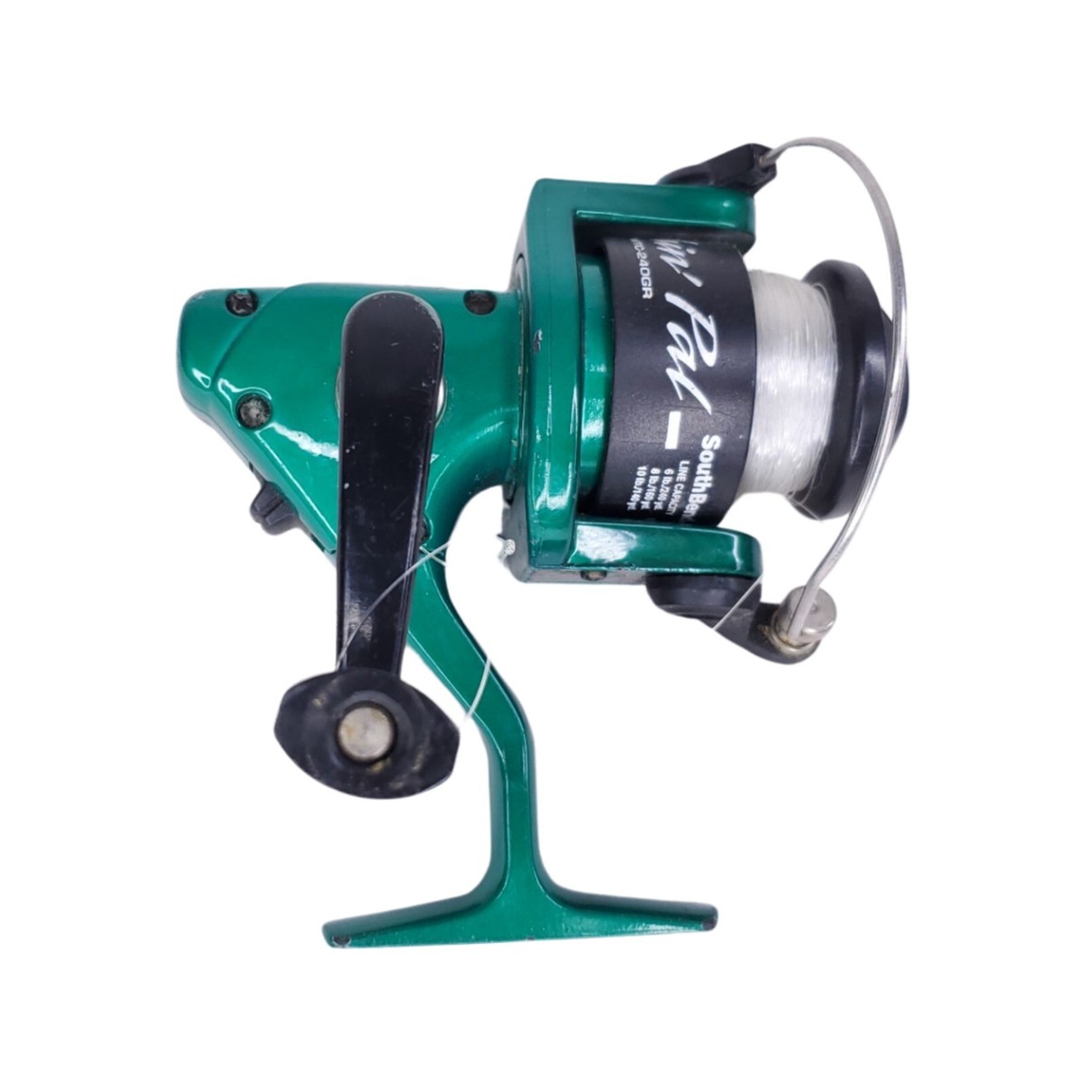Green South Bend Fishin' Pal Model WTC-240R Fishing Reel - Fair