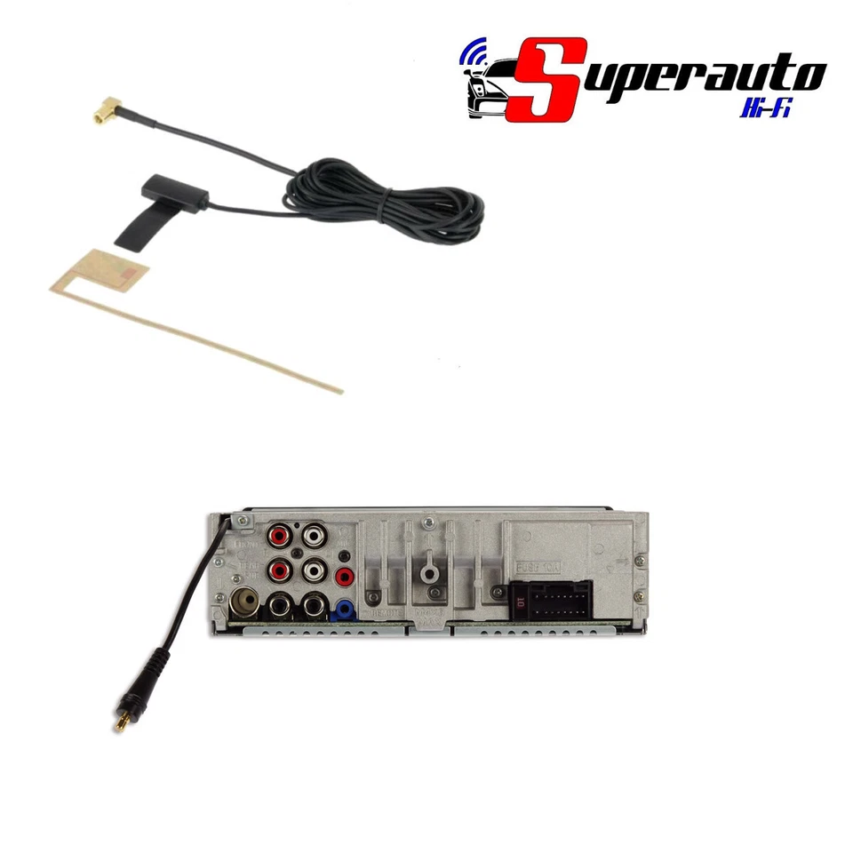 ALPINE UTE 204 DAB AUTORADIO 4x50 W USB AUX BT DAB+ Antenna inclusa Auto Radio - Immagine 3 di 3