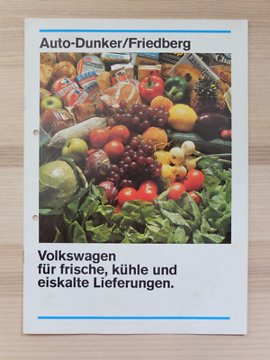 Auto Dunker VW T2 LT Refrigerated Transporter Isothermal Brochure 1970s Brochure