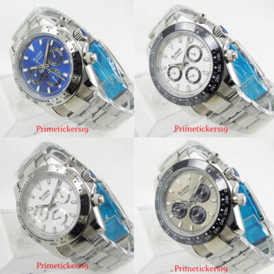 BLIGER Sapphire Glass Week Date Function Automatic Men Wristwatch Mental Strap