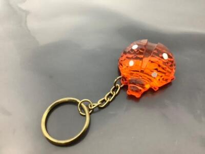 Vintage Childhood Souvenir Keyring BEETLE Keychain Ancien Porte-Clés COCCINELLE