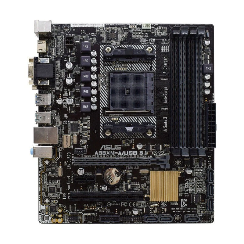 ASUS A68HMK Motherboard Kit A10 6700 CPU DDR3 8G Set With, 55 OFF