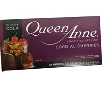 Queen Anne 6.6 oz. CHERRY COLA 10-Pieces Cordial Cherries Coke Soda *BB 12/2025*