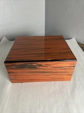 J.C. Newman Cigar Company Saxson Humidor Wood Box See Description