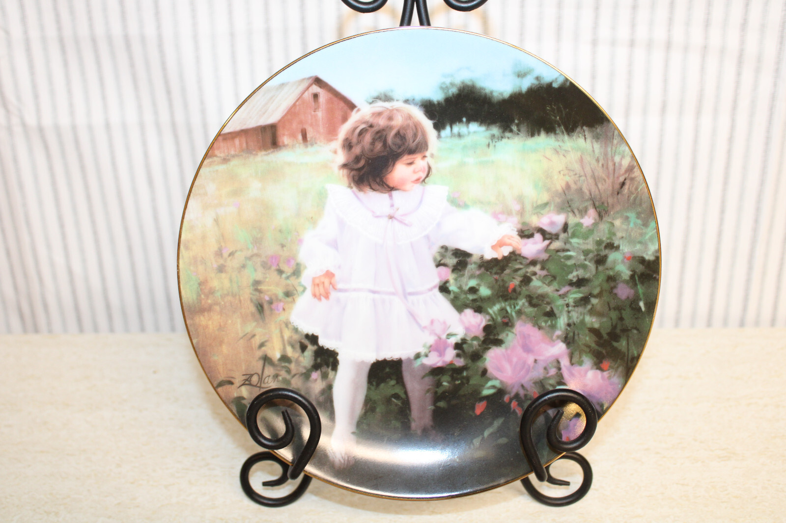 Pemberton & Oakes® Donald Zolan® Plate 638A in "Ribbons and Roses" eBay