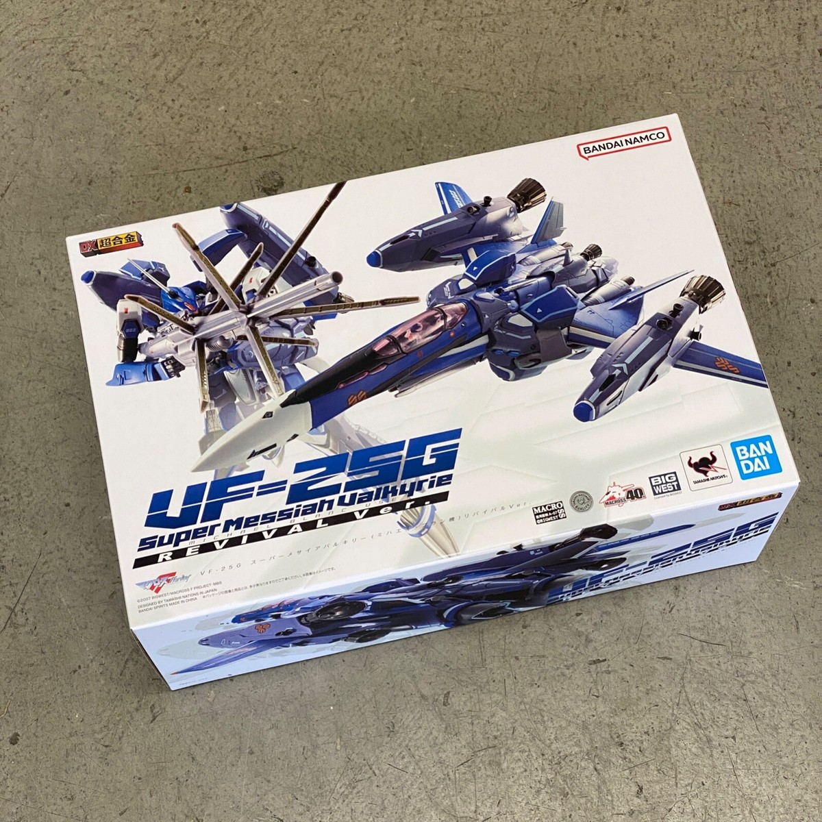 BAS65124: DX Chogokin Macross Frontier VF-25G Super Messiah